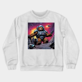 Teddy as a new recruit in the space Force Crewneck Sweatshirt